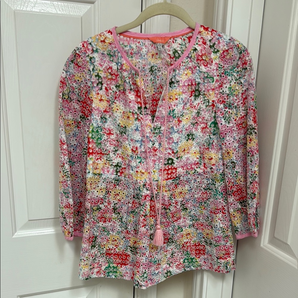 Joules Floral Multicolor Blouse